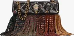 DAMES KURT GEIGER LONDON e schoudertas mini kensington fringe