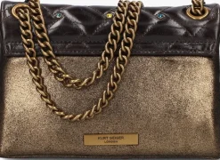 DAMES KURT GEIGER LONDON e schoudertas mini kensington fringe