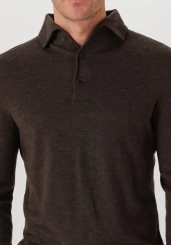 Heren LEURINK KNIT e polo polo hidden button down