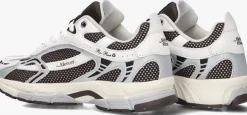 DAMES MERCER AMSTERDAM e lage sneakers the re-run white silver
