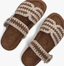 DAMES MOU e slippers bio sandal buckle strap