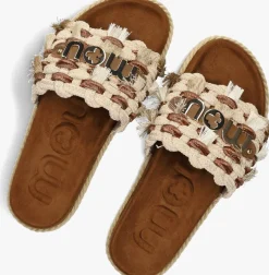 DAMES MOU e slippers monoband rope sandal fringes