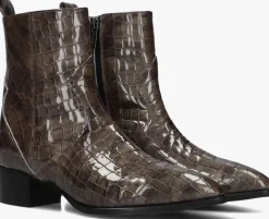 DAMES NOTRE-V bruine enkellaarsjes 63231