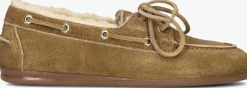 DAMES POSA e mocassins boat loafer veg-shearling
