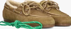 DAMES POSA e mocassins boat loafer veg-shearling