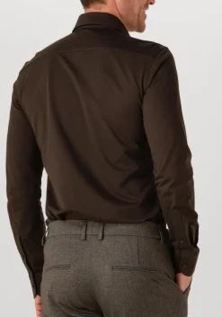 Heren PROFUOMO e klassiek overhemd shirt x-cutaway sf japanese knitted