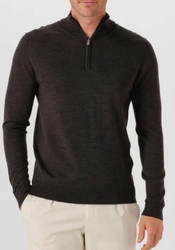 Heren PROFUOMO e trui pullover half zip merino