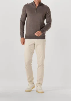 Heren PROFUOMO e trui pullover half zip merino