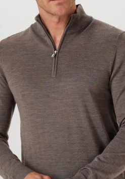 Heren PROFUOMO e trui pullover half zip merino