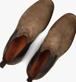 Heren SANTONI e chelsea boots nub grain chelsea boot