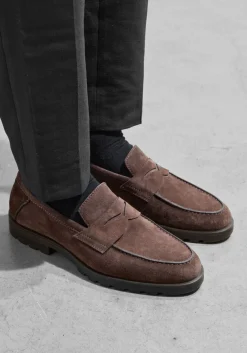 Heren SANTONI e loafers sue penny loafer gz