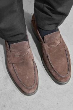 Heren SANTONI e loafers sue penny loafer gz