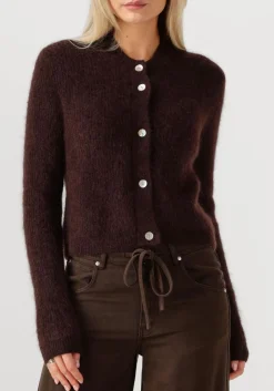 DAMES SECOND FEMALE e vest andrea knit rib ls cardigan