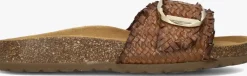DAMES STEFANO LAURAN e slippers bio gevlochten 1 band slipper met gesp