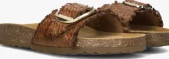 DAMES STEFANO LAURAN e slippers bio gevlochten 1 band slipper met gesp