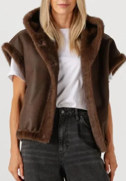 DAMES STUDIO AR e faux fur jas olena