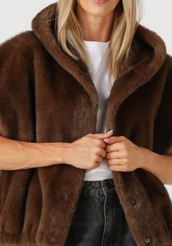 DAMES STUDIO AR e faux fur jas olena