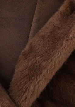 DAMES STUDIO AR e faux fur jas olena