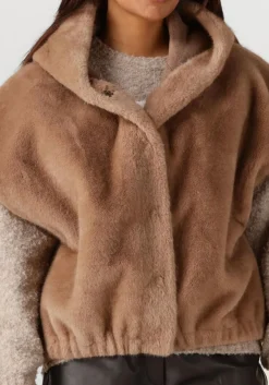 DAMES STUDIO AR e faux fur jas olena