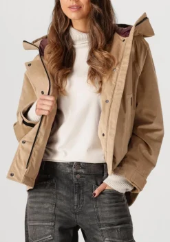 DAMES WOOLRICH bruine jack corduroy 3l jacket