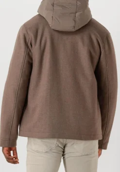 Heren WOOLRICH e jack knitted wool shirt jacket