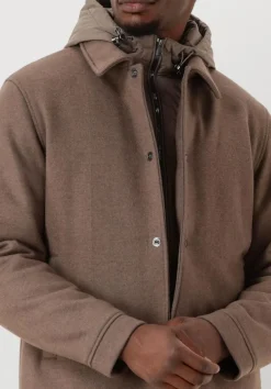 Heren WOOLRICH e jack knitted wool shirt jacket