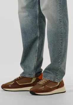 Heren WOOLRICH e lage sneakers retro sneaker man camoscio