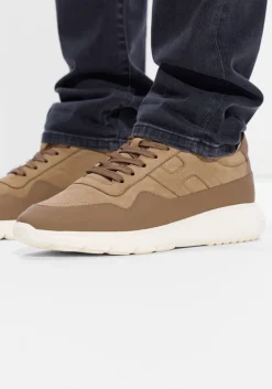 Heren HOGAN lage sneakers interactive3 allacciato pelle