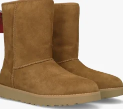DAMES UGG vachtlaarzen w classic short logo zip