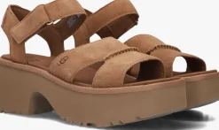 DAMES UGG sandalen met hak w new heights ankle strap