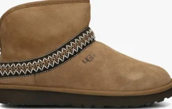 DAMES UGG vachtlaarzen classic mini crescent