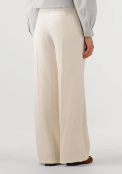 DAMES FORTE FORTE pantalon viscole wool slubbed high waist pants