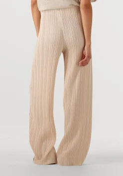 DAMES FORTE FORTE wijde broek poly crepe plisse' regular waist pants