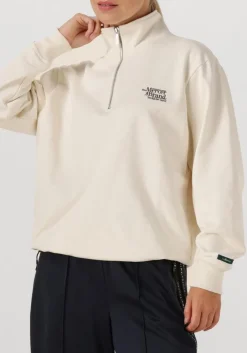 DAMES MERCER AMSTERDAM sweater the mercer quarter zip contrast