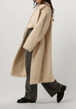 DAMES STAND STUDIO faux fur jas nicole coat