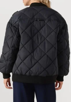 DAMES ALIX THE LABEL e jack ladies woven quilted bomber