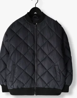 DAMES ALIX THE LABEL e jack ladies woven quilted bomber