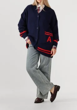 DAMES ALIX THE LABEL e vest ladies knitted fluffy knit cardigan