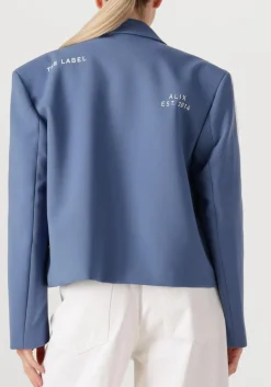 DAMES ALIX THE LABEL e blazer ladies woven stripe tape blazer