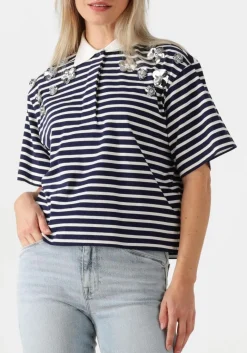 DAMES DANTE6 e t-shirt titan embellished polo shirt