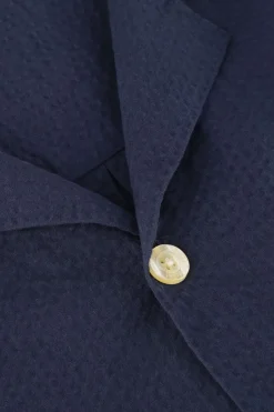 Heren FORÉT e forét casual overhemd hush seersucker ss shirt