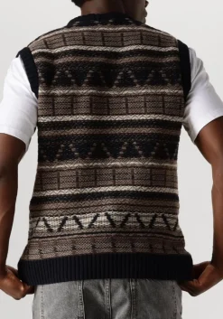 Heren FORÉT e forét spencer cone jacquard vest