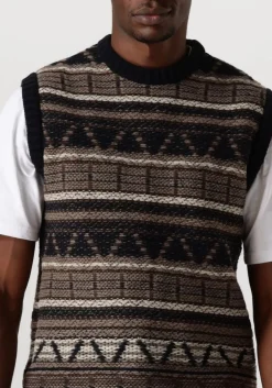 Heren FORÉT e forét spencer cone jacquard vest