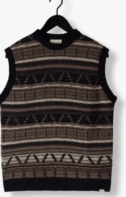 Heren FORÉT e forét spencer cone jacquard vest