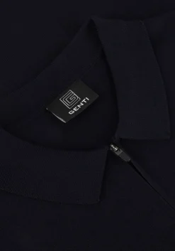 Heren GENTI e polo polo zip ss k2053-1260