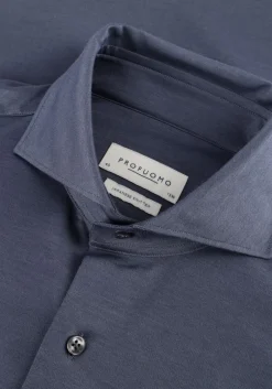 Heren PROFUOMO e klassiek overhemd shirt x-cutaway sf japanese knitted