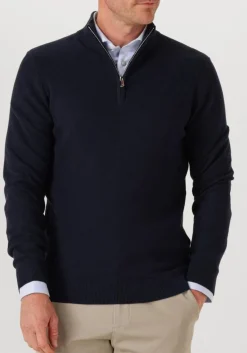 Heren PROFUOMO e trui pullover half zip twinkle slub