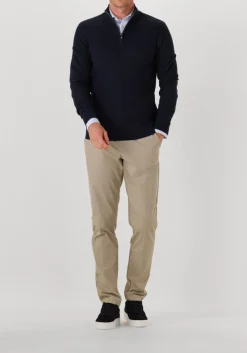 Heren PROFUOMO e trui pullover half zip twinkle slub