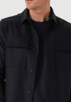 Heren WAHTS e overshirt ewen stretch wool