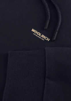 Heren WOOLRICH e trui logo interlock hoodie